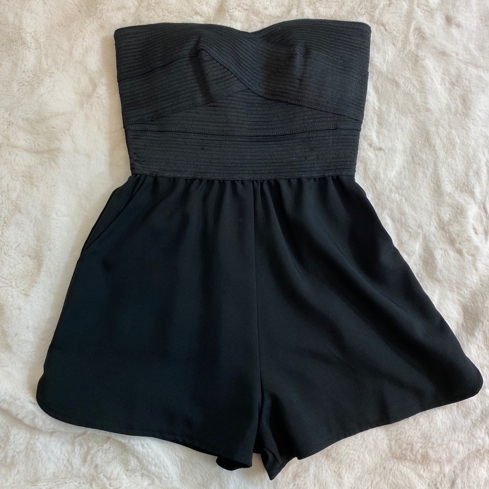 WOW COUTURE Bandage Romper Dress